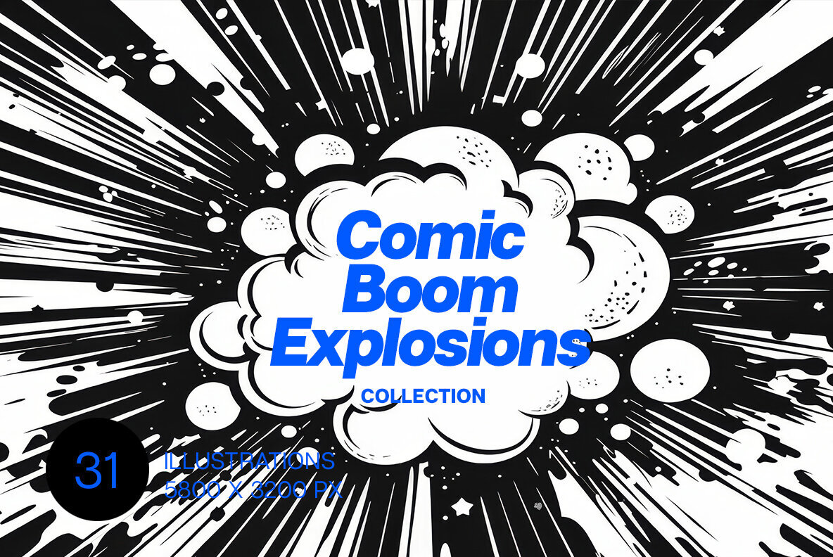 Comic boom explosions 1