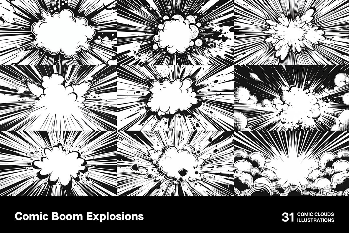 Comic boom explosions 2