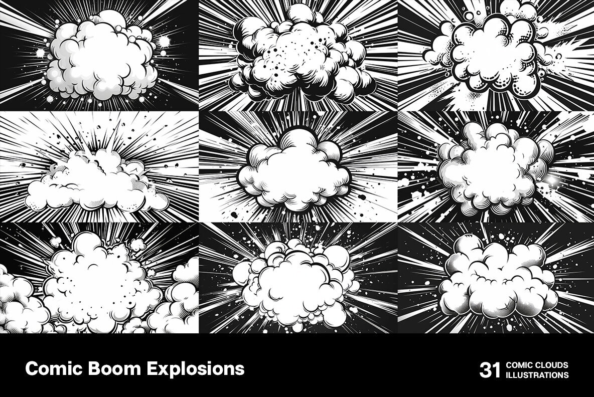 Comic boom explosions 3