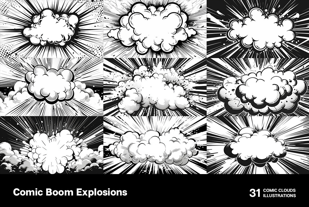 Comic boom explosions 4
