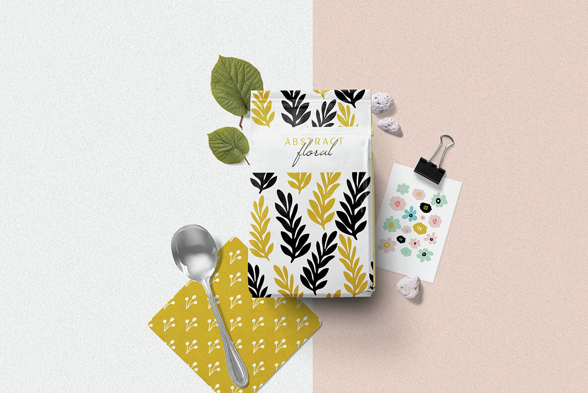 Abstract Floral Patterns Collection 5