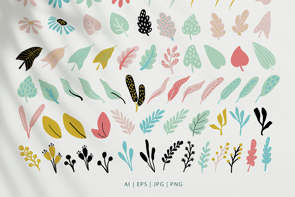 Abstract Floral Patterns Collection 10