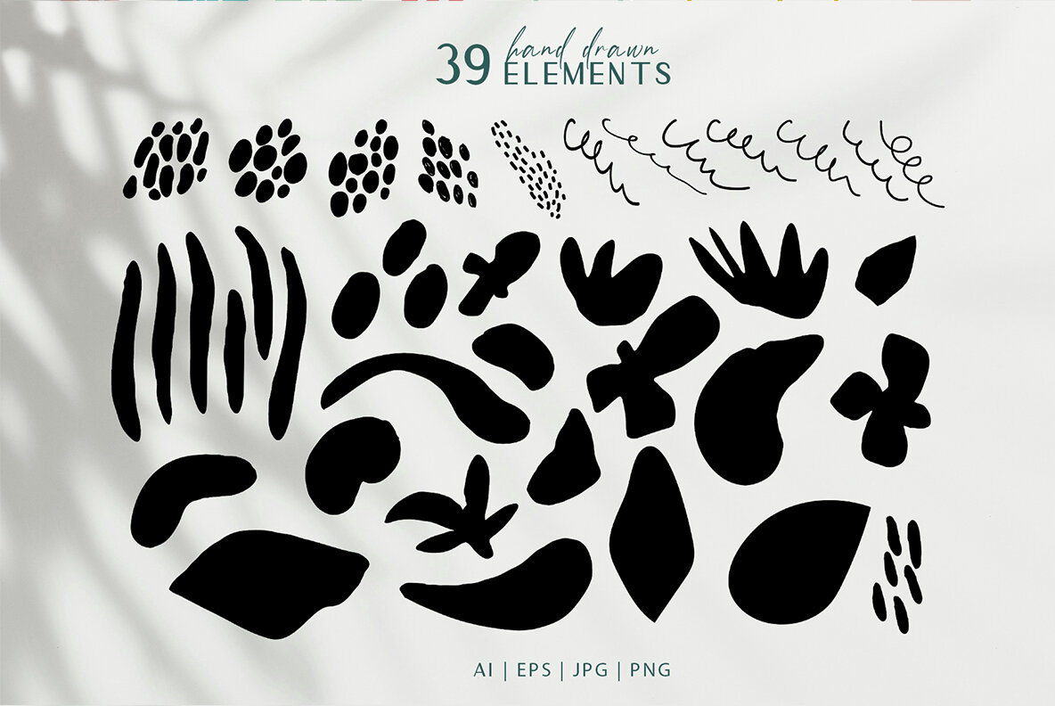 Abstract Floral Patterns Collection 11