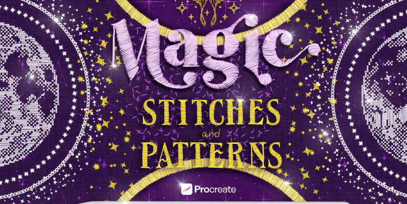 Procreate Magic Stitches and Patterns Brushes