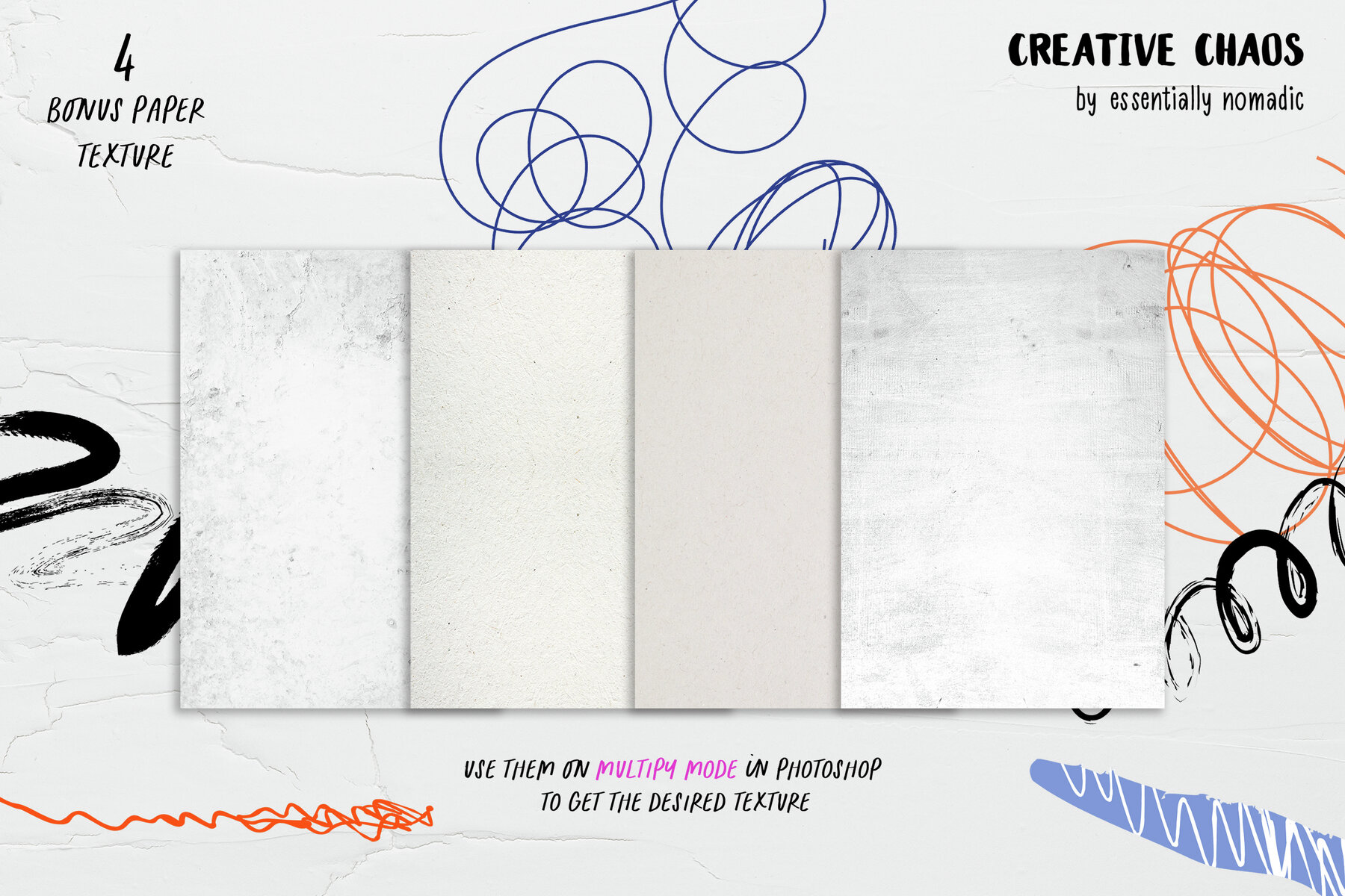 Creative Chaos Abstract Scribble Art Posters   Pattern 4