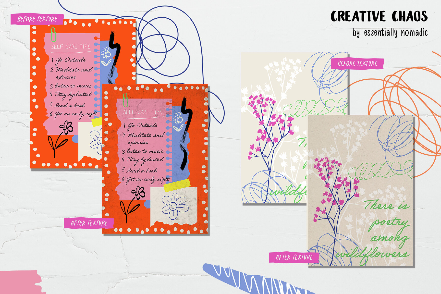 Creative Chaos Abstract Scribble Art Posters   Pattern 5