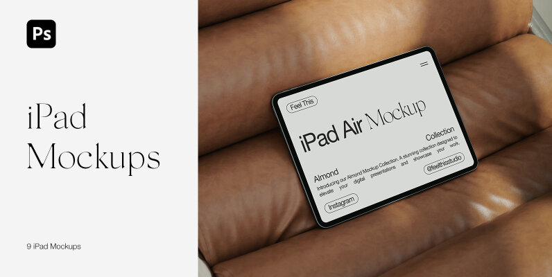 iPad Air Mockups