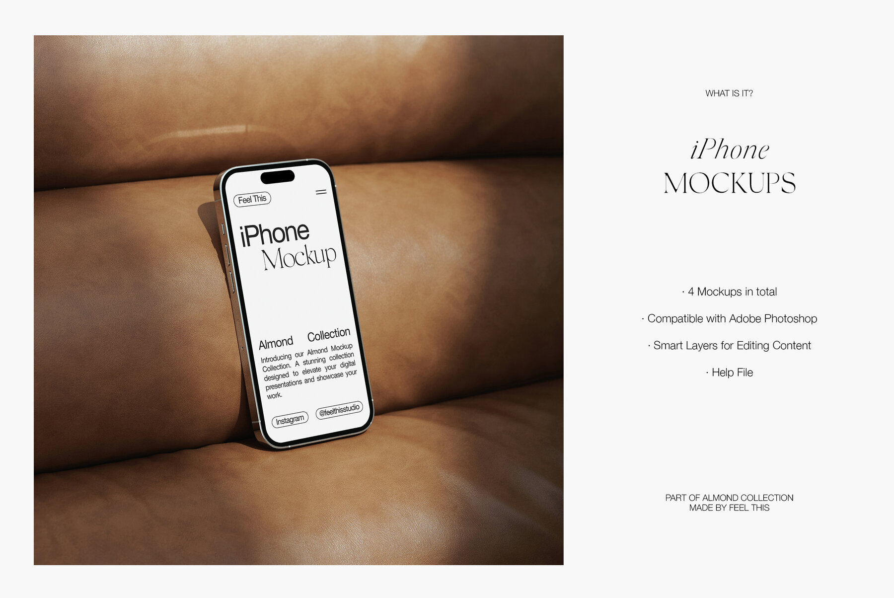iPhone 14 Pro Silver Mockups 2