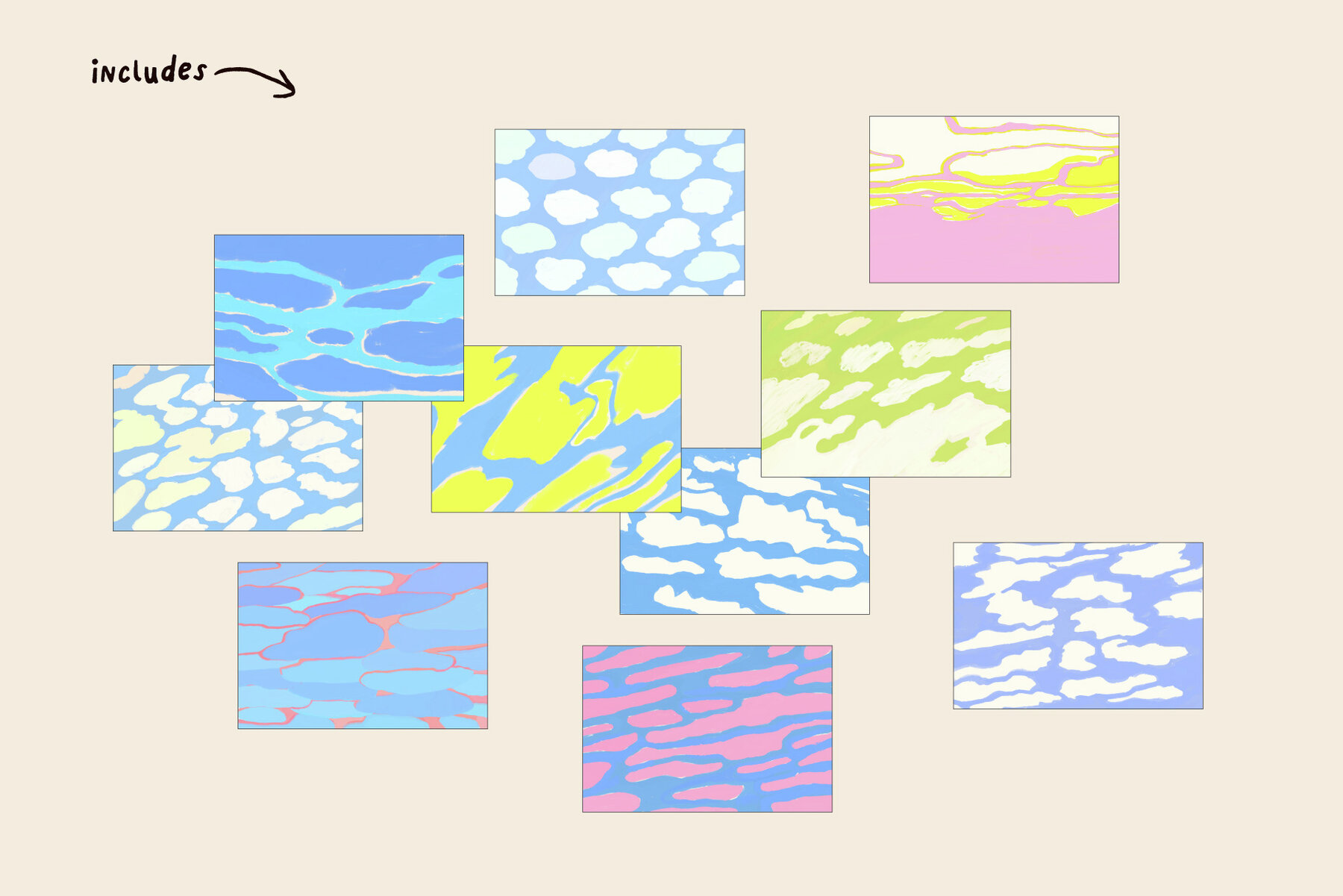 Painted Clouds   Art Collection 4