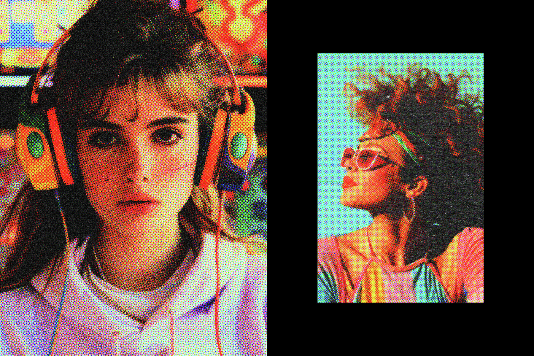 Pop Art Magazine Halftone Photo Effect 6