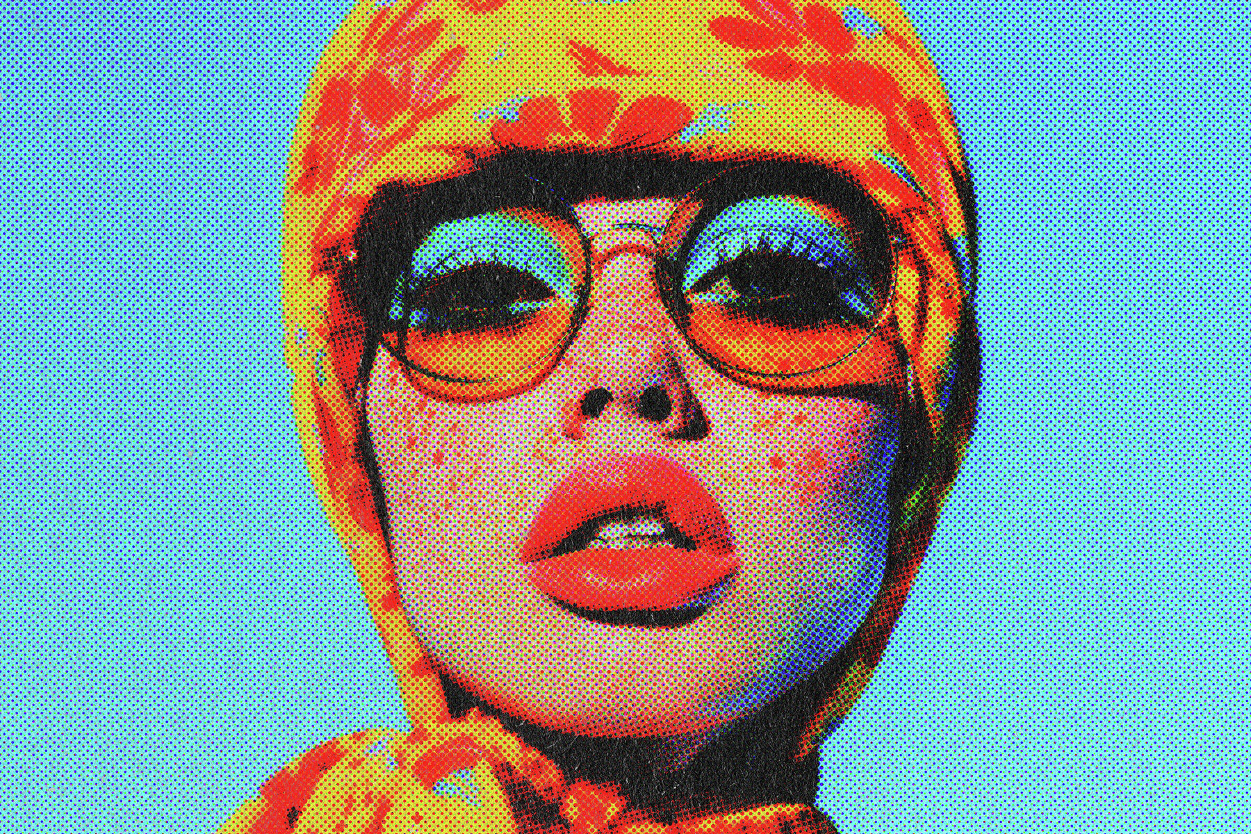 Pop Art Magazine Halftone Photo Effect 7