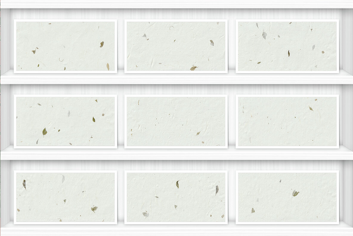 20 Green Leafs Paper Textures 9