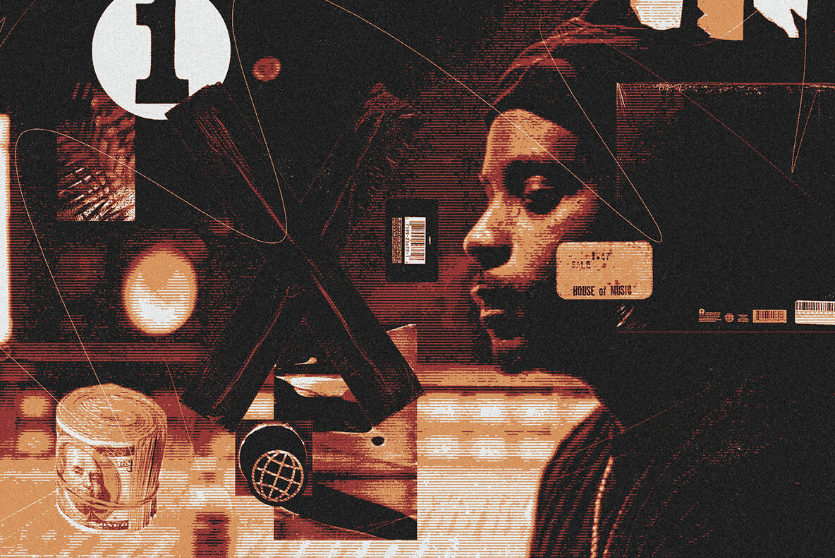 Razor Stencil Halftone Effect Action 5