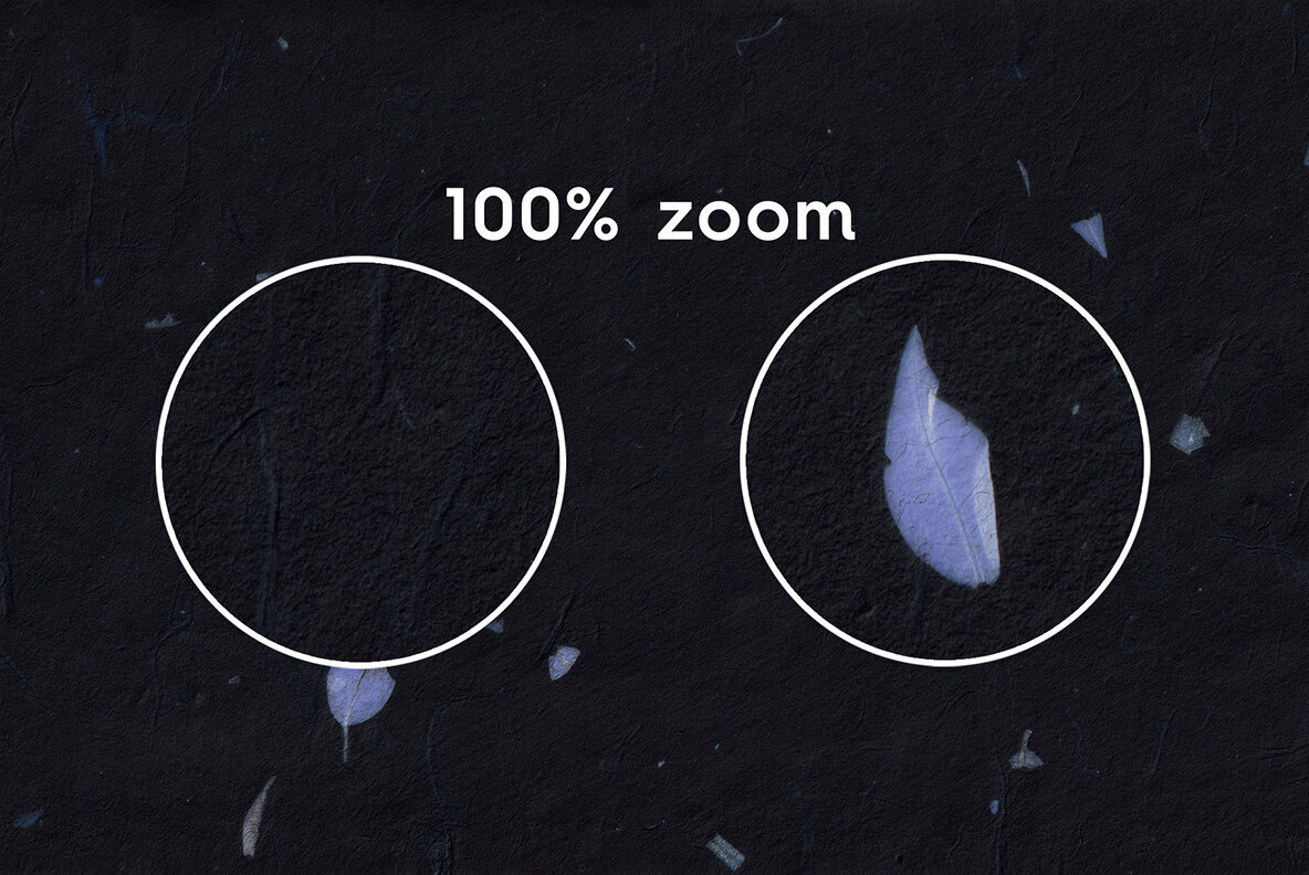 20 Blue Petals Black Paper Textures 2
