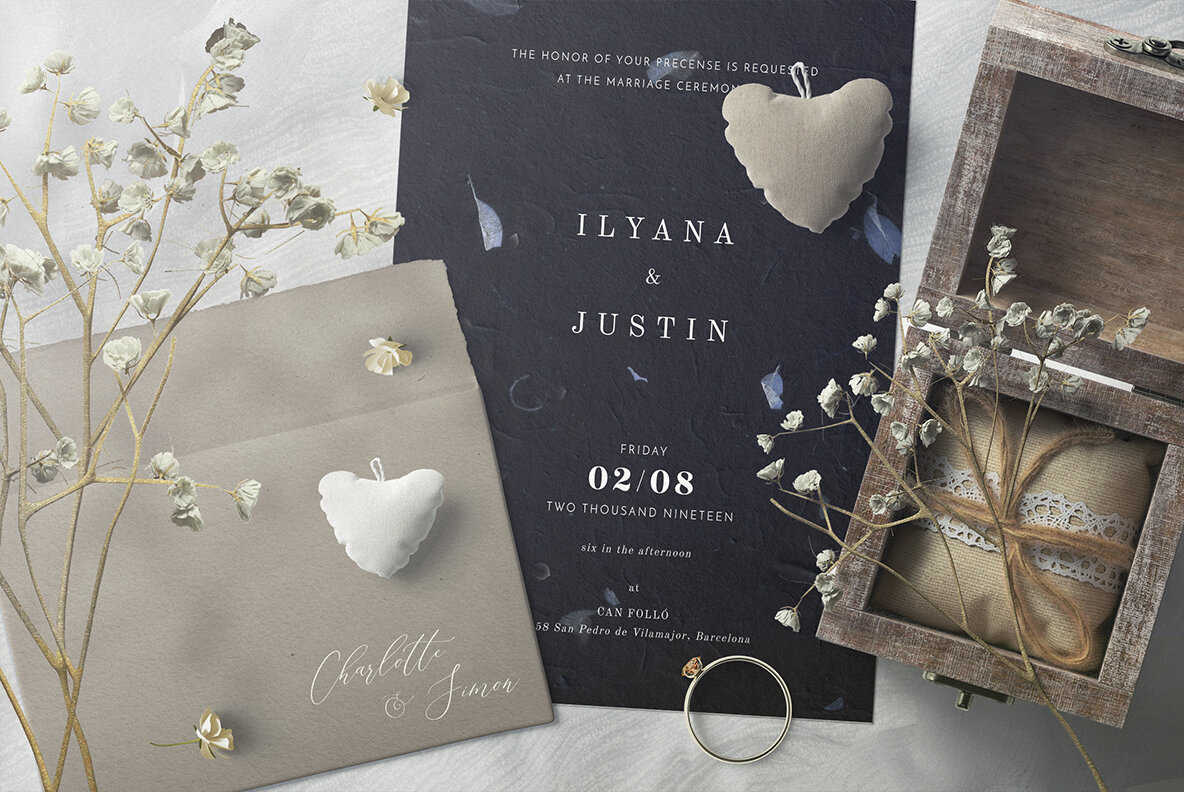 20 Blue Petals Black Paper Textures 5