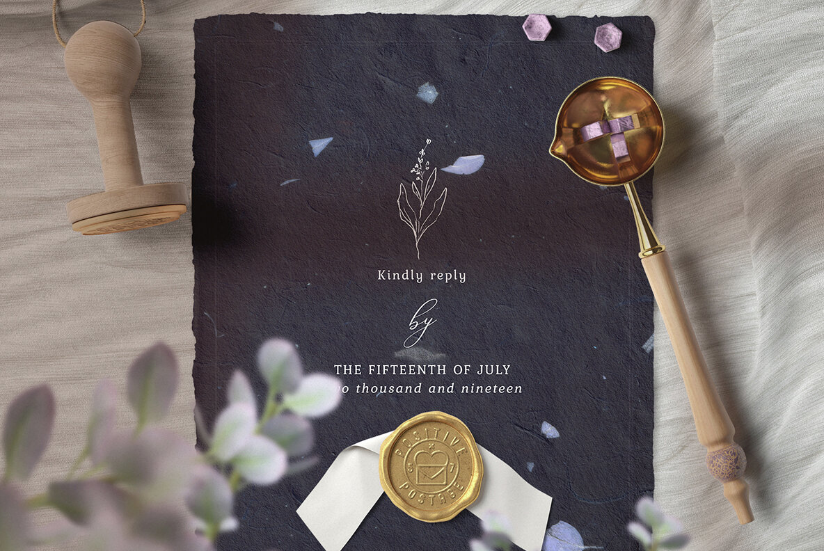 20 Blue Petals Black Paper Textures 7