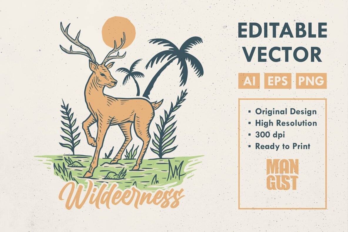 Wildeerness Wild Deer 1