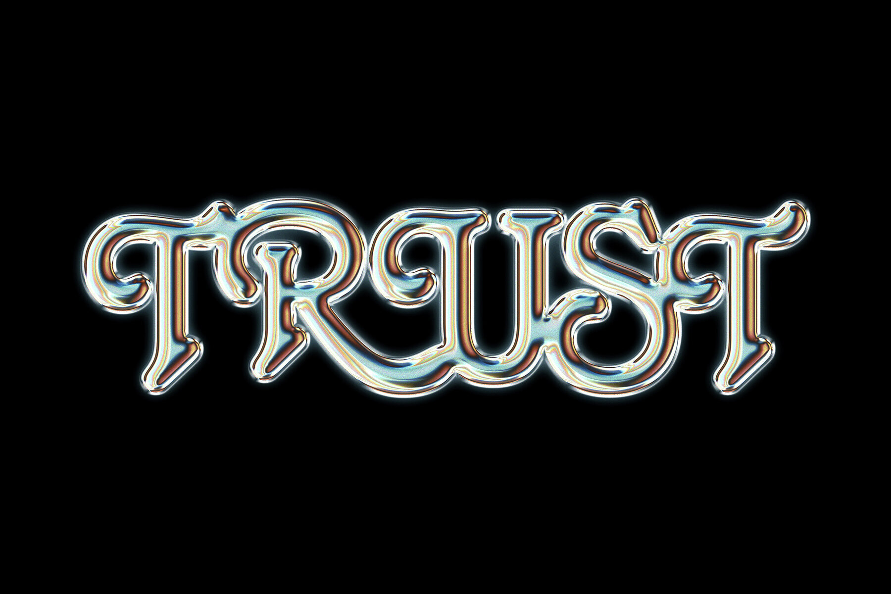 Vintage Gleam Chrome Text Effect 2