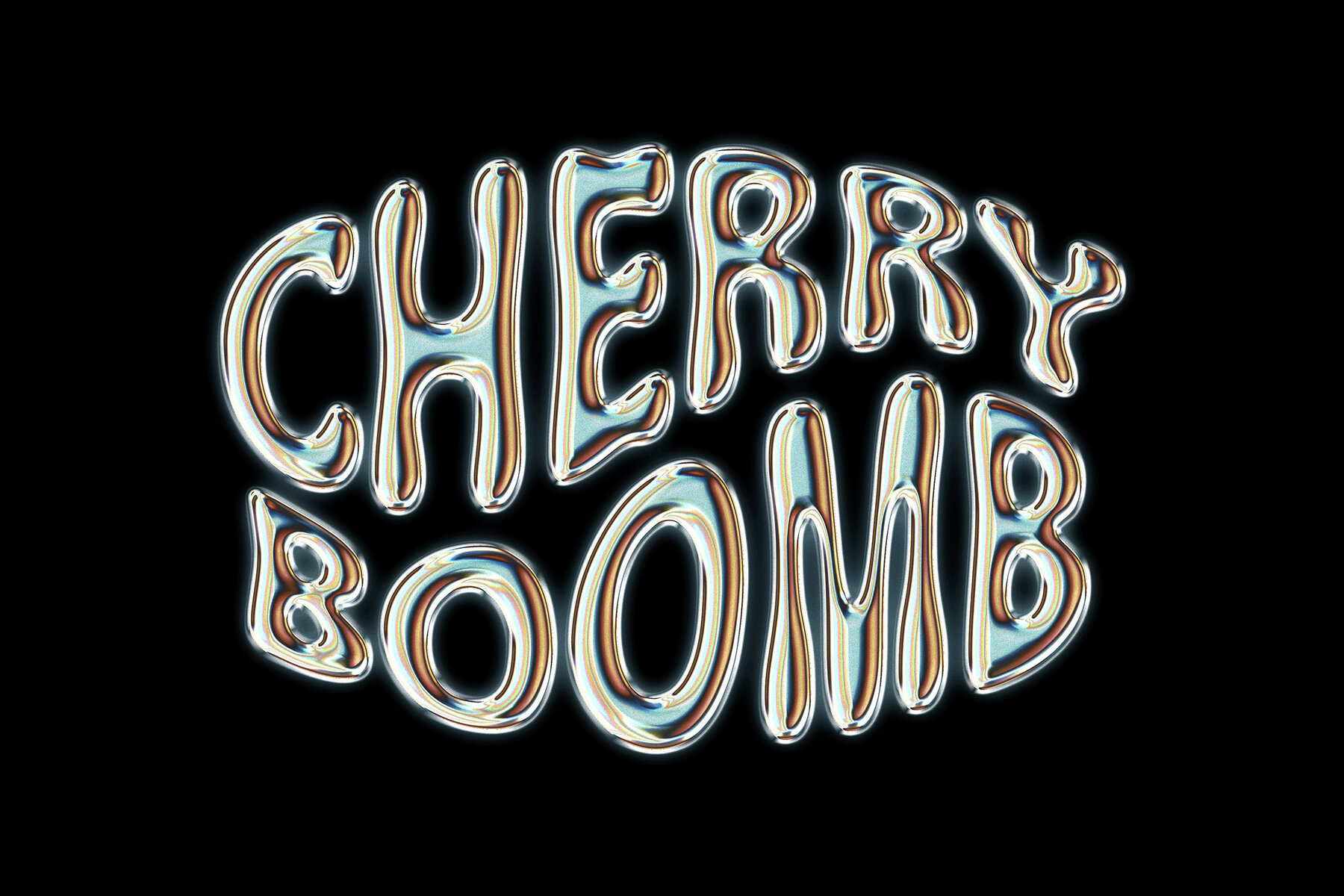 Vintage Gleam Chrome Text Effect 7