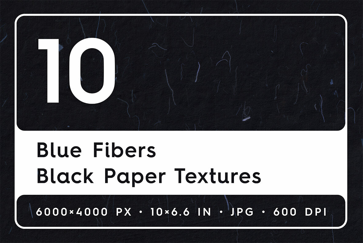 10 Blue Fibers Black Paper Textures 1
