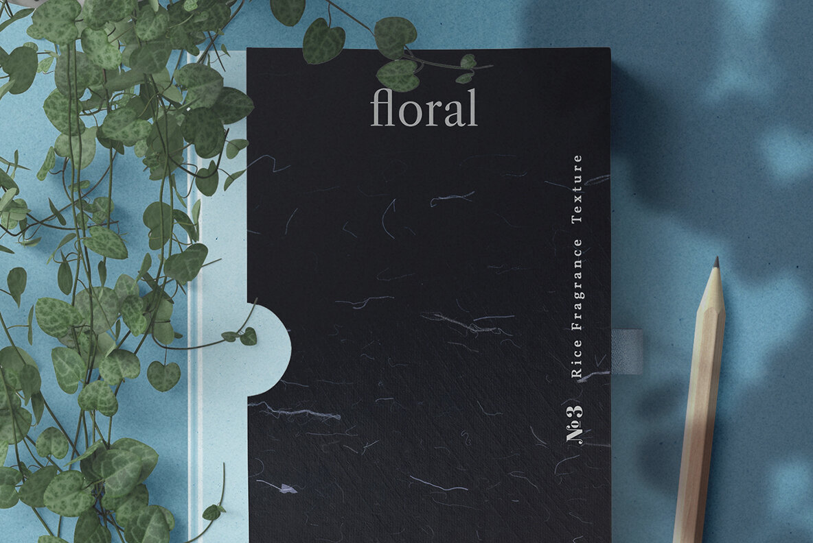 10 Blue Fibers Black Paper Textures 3