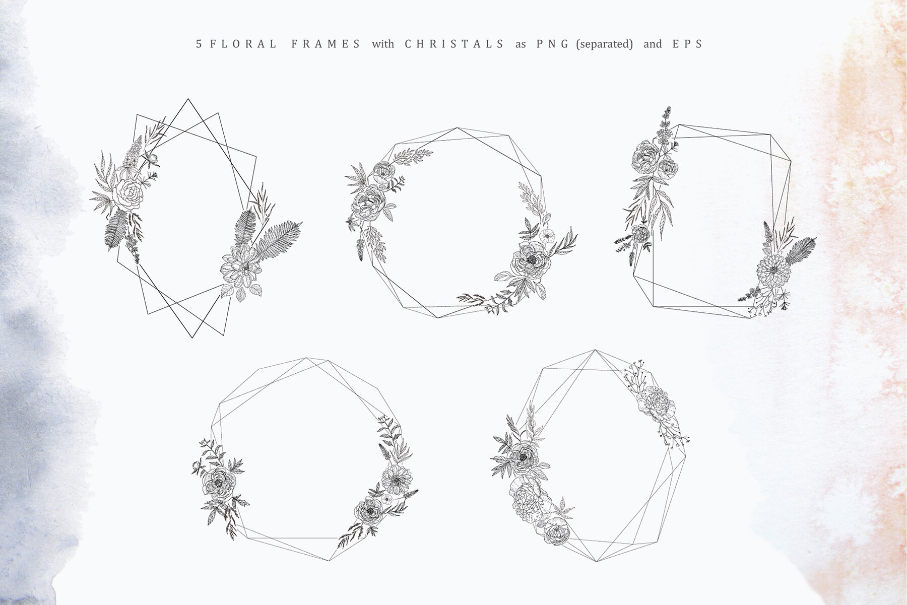 Blush   Navy Blooming Alphabet 8