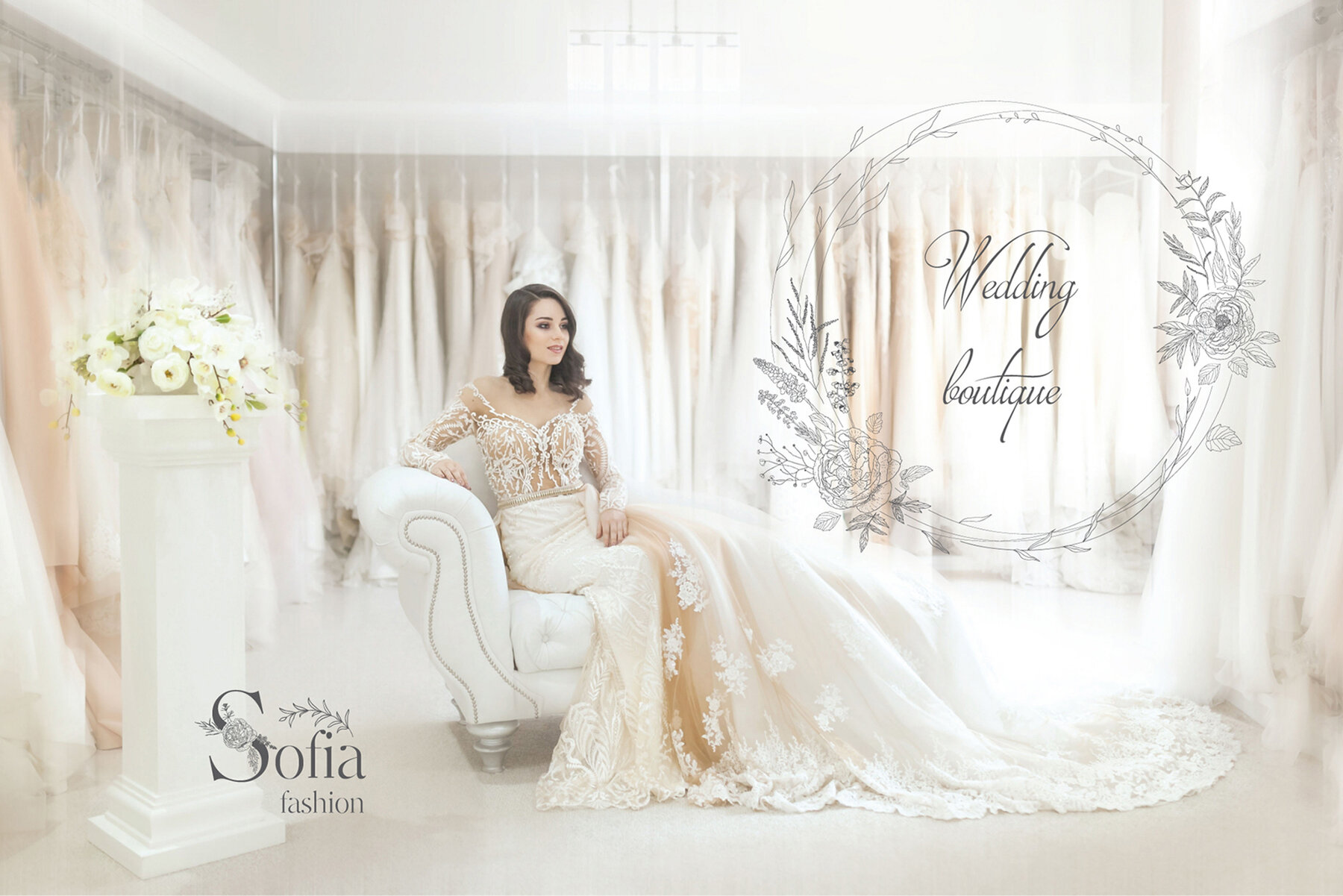 Blush   Navy Blooming Alphabet 20