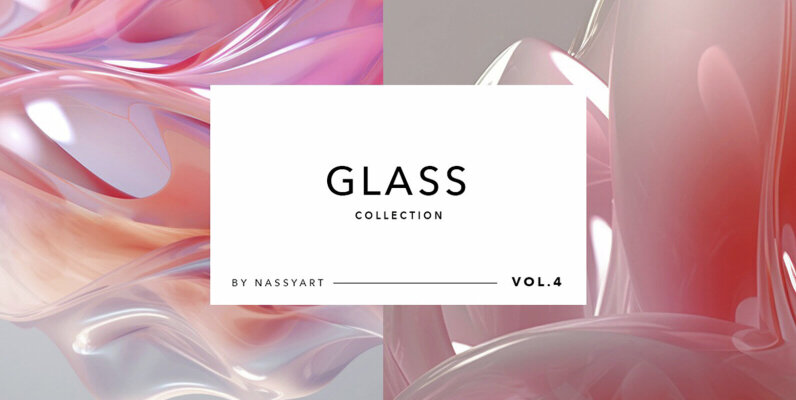 Liquid Glass 3D Backgrounds