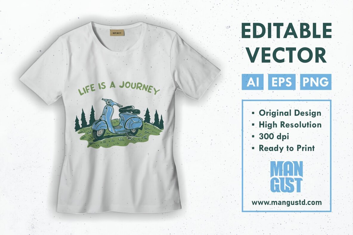 Classic Scooter Life is a Journey 3