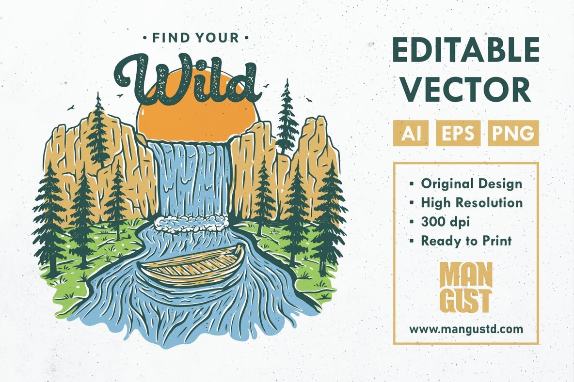 Find Your Wild Waterfall Explore 1