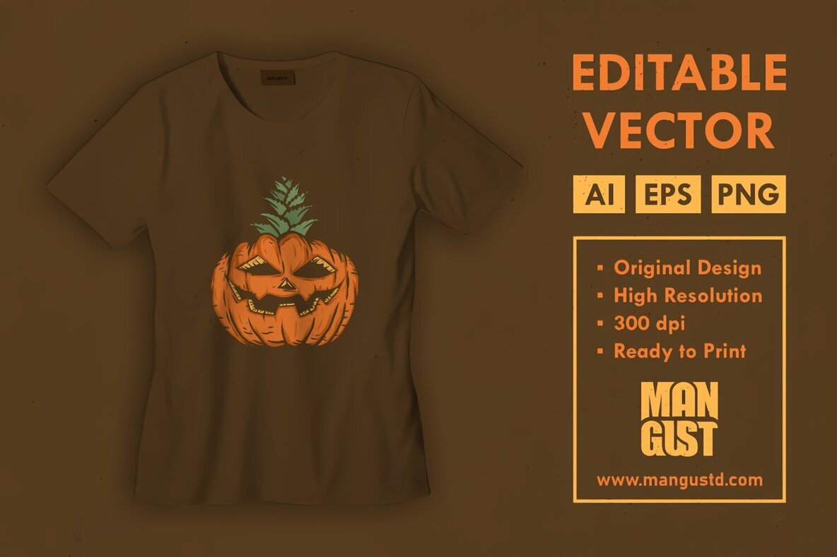 Halloween Pineapple Pumpkin 3