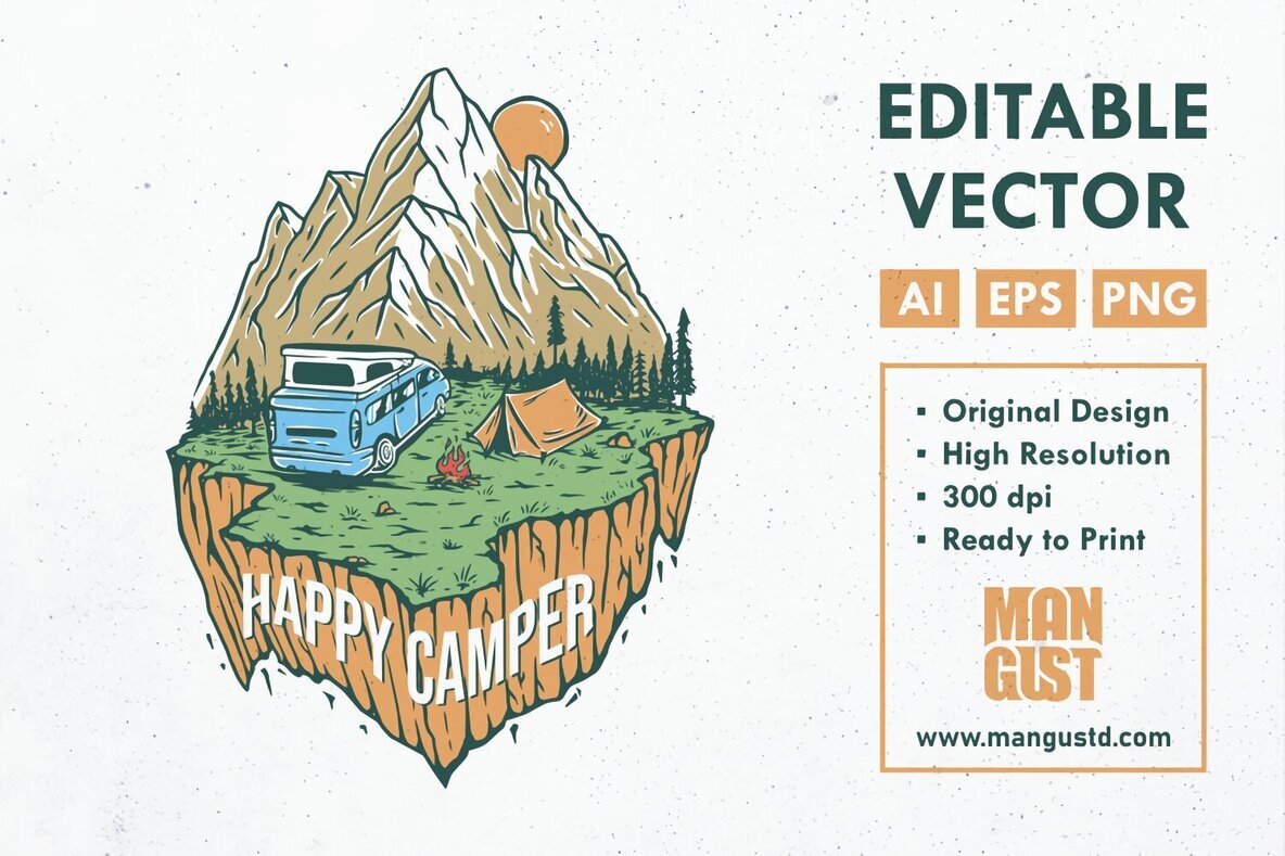 Happy Camper Explore The Nature 1