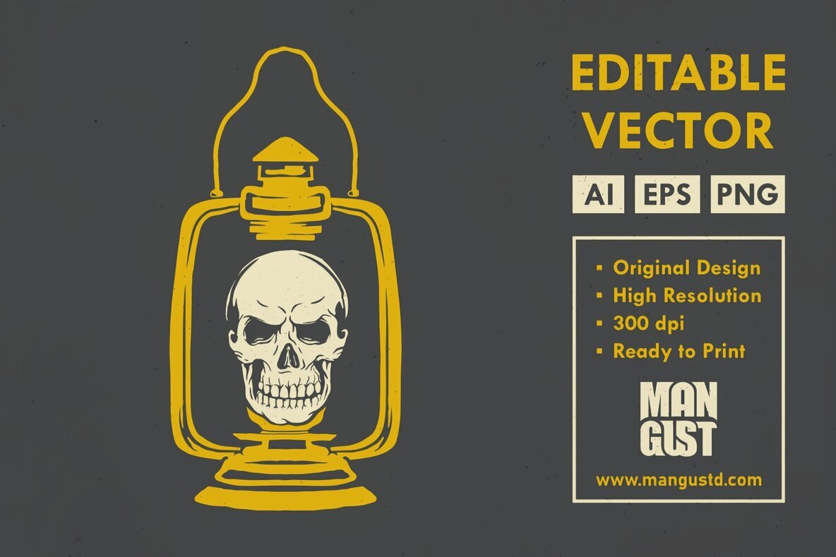 Lantern Skull Halloween 1