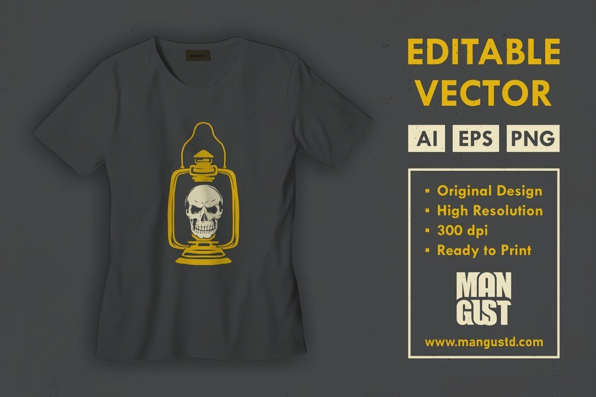 Lantern Skull Halloween 3