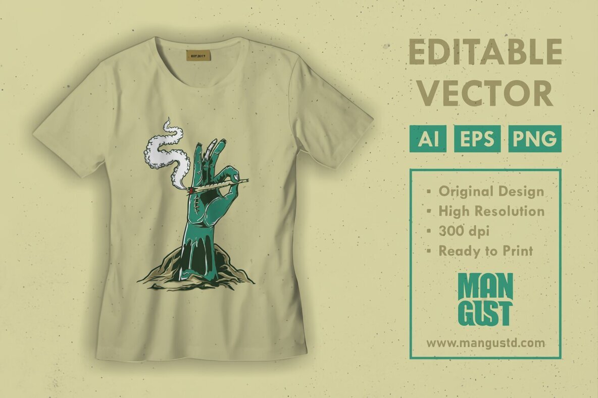 Marijuana in Zombies Hand 3