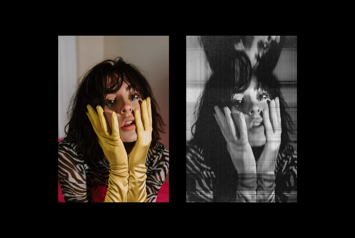 Distorted printer effect 5