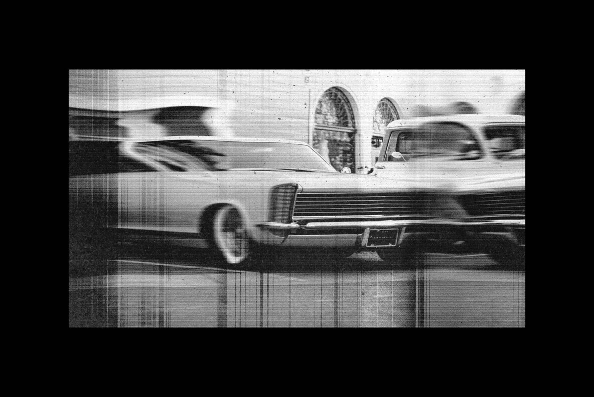 Distorted printer effect 6