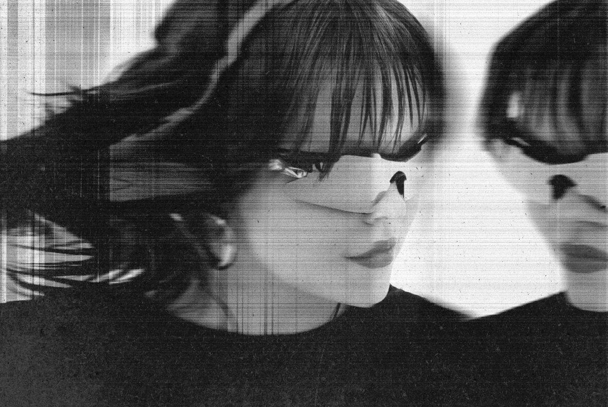 Distorted printer effect 8