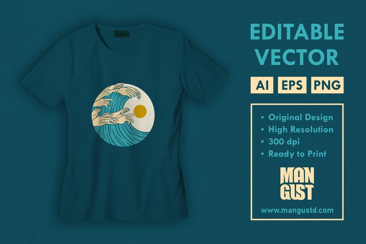 The Great Wave off Hand 3