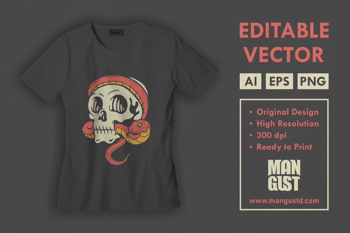 Skull Biting Snake 3