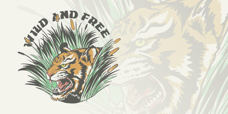 Wild and Free Tiger