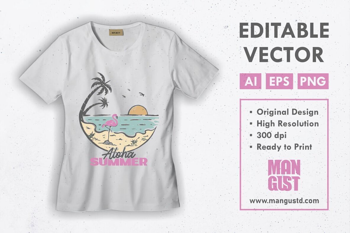 Aloha Summer Flamingo 3