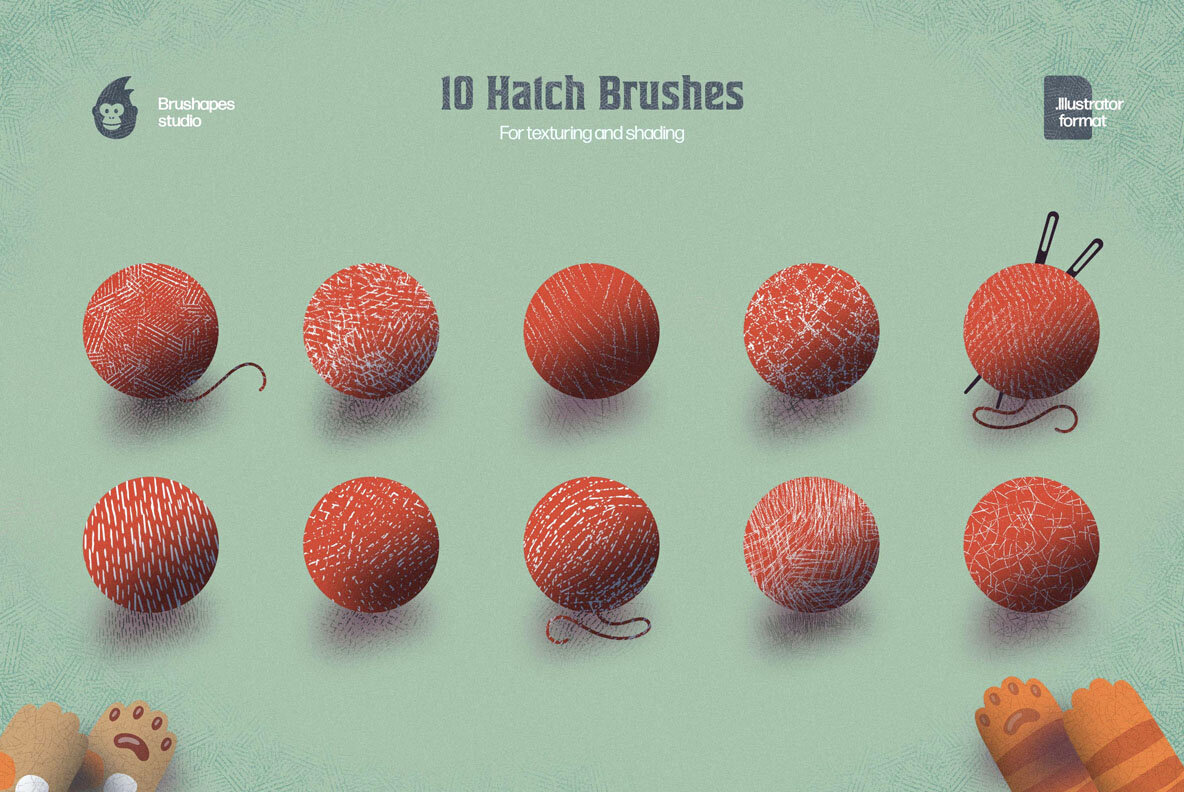 Hatch Master Brushes for Illustrator 6