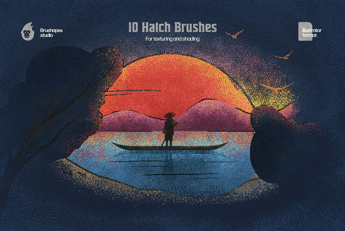 Hatch Master Brushes for Illustrator 10
