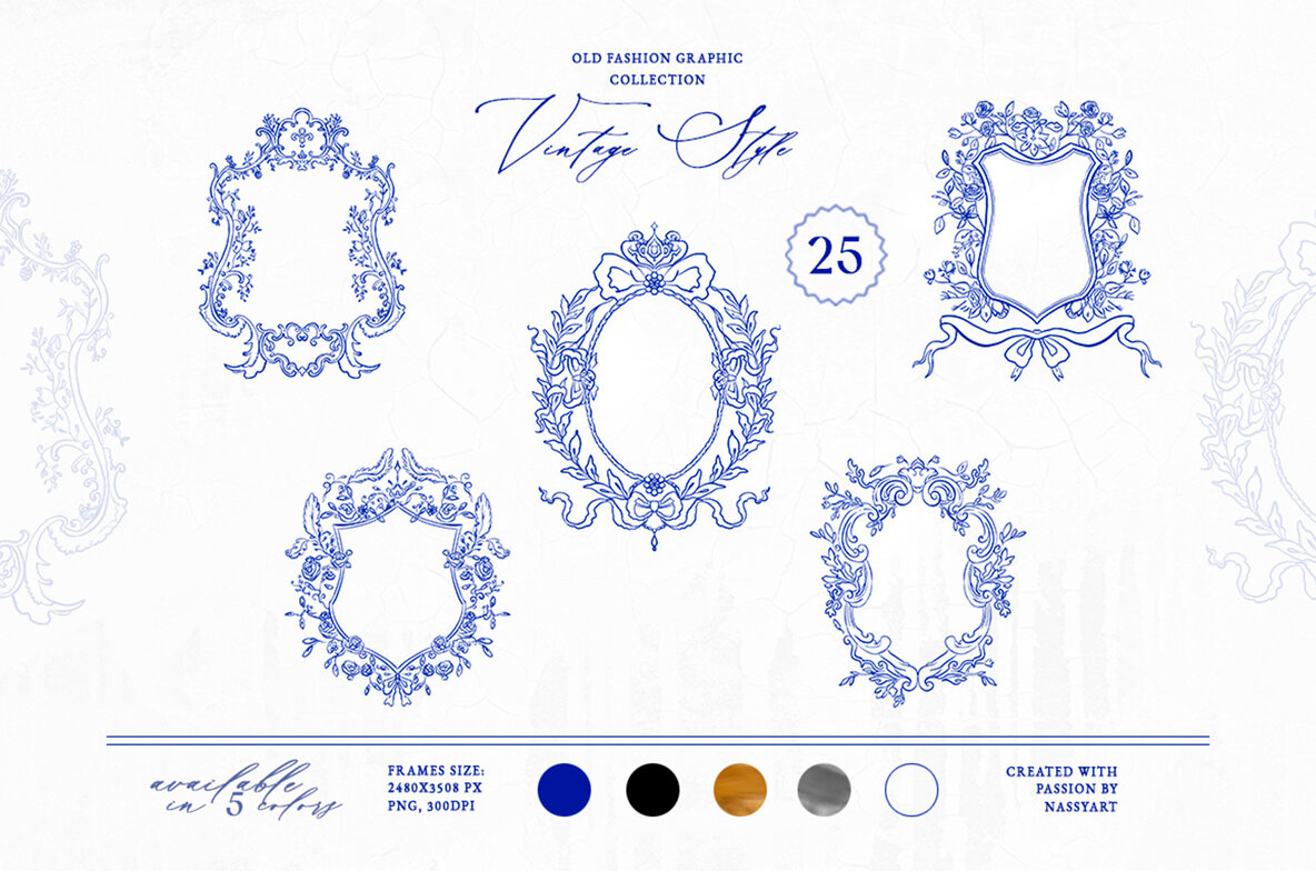 Adele Vintage Frame Collection 5