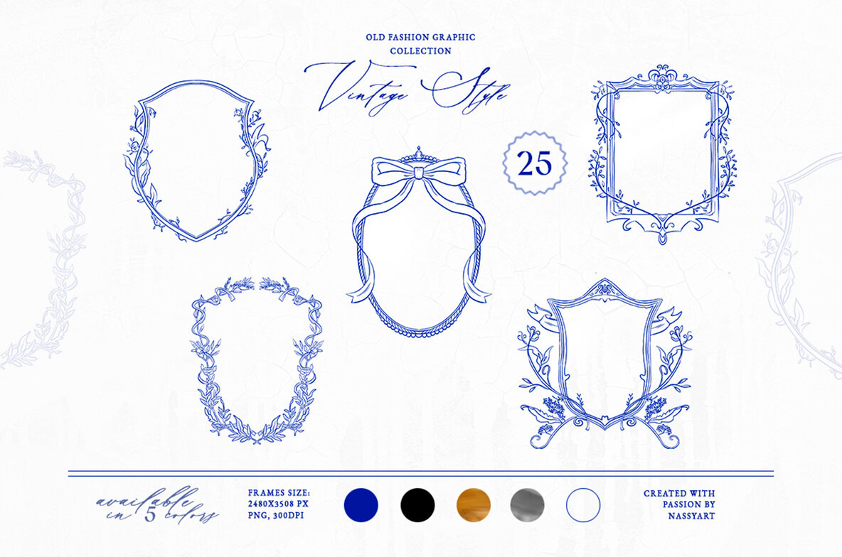 Adele Vintage Frame Collection 6