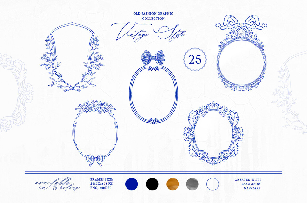 Adele Vintage Frame Collection 7