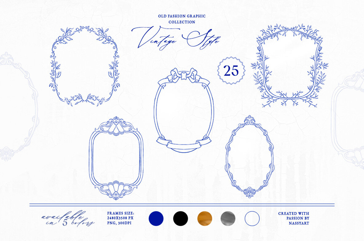 Adele Vintage Frame Collection 10