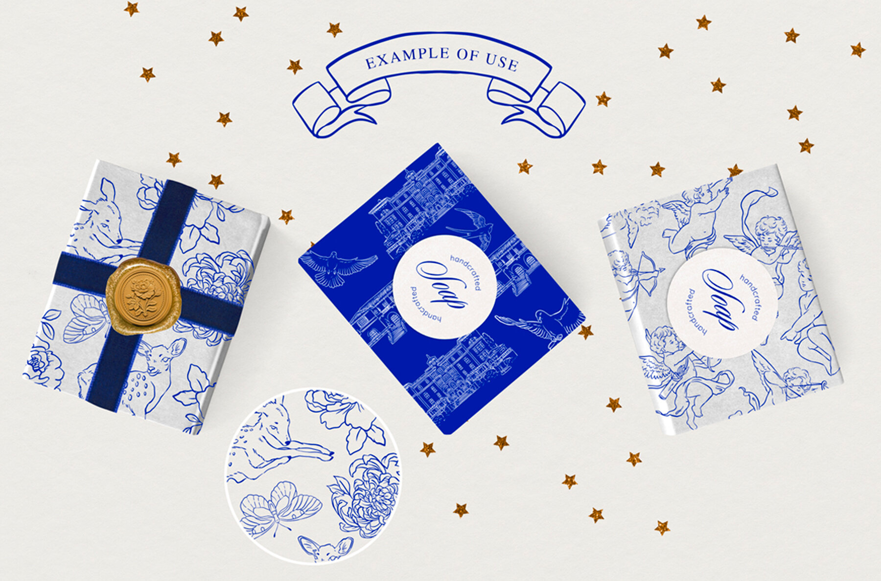 Barbara Vintage Line Art Set 20