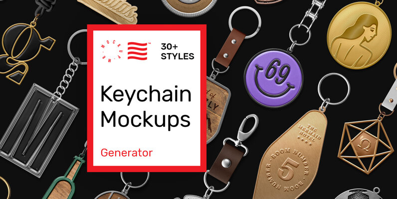 Keychain Mockups Generator